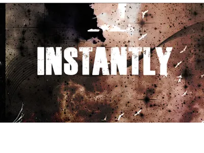 Instantly birds earth tone organic poster print