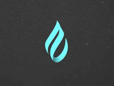 ZAO Logo droplet logo water