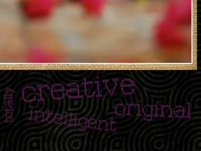 Less than a quadrant dark footer texture website