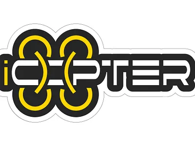 iCopter Logo branding copter drone graphic design icopter logo ui