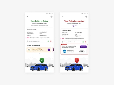 Insurance Policy car car insurance digital figma fintech illustration illustrator insurance insurance policy phonepe product design ux vector