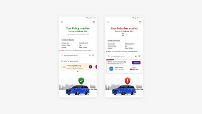 Insurance Policy car car insurance digital figma fintech illustration illustrator insurance insurance policy phonepe product design ux vector