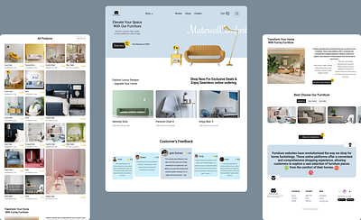 Furniture Website Design app app design app redesign branding design typography ui ui ux ux