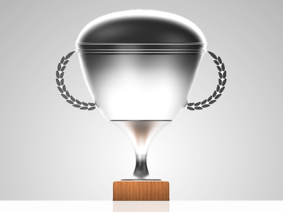 Desmo Trophy 3d brown cinema4d illustration silver