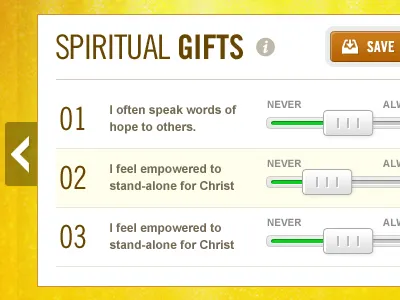 The Slider brown modules orange white