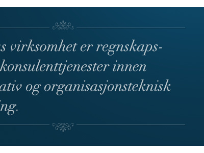 Consulting gentle ornament play serif web