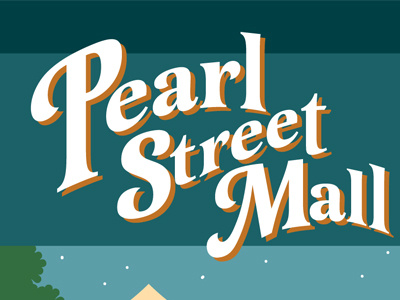 Pearl St. Type design illustration typography