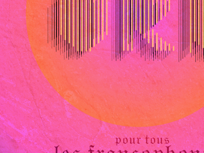 Fake French typography