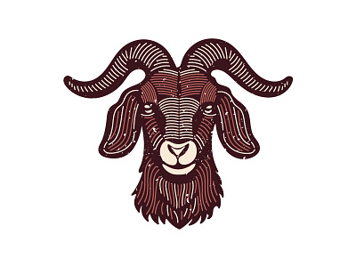 Ram Head logo animal brand branding design goat graphic design head icon illustration logo logos pet ram wild