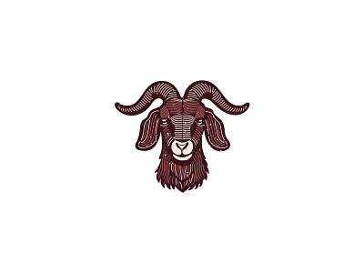 Ram Head logo animal brand branding design elegant goat graphic design head icon illustration logo logos mascot pet ram vector wild