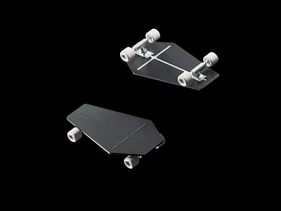 Boneyard Blitz 3d 3d animation blender blender3d illustration isometric skate skateboard