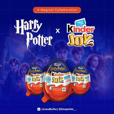 Kinder joy x Harry potter 2025 trends 3d animation best presentation branding collabration global graphic design harry potter india kinder joy marketing marketing tips