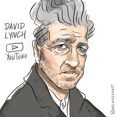 David Lynch, Twin Peaks cinema davidlynch davidlynchworld digitalillustration drawingaday portraitart ripdavidlynch twinpeaks twinpeaksart twinpeaksfirewalkwithme