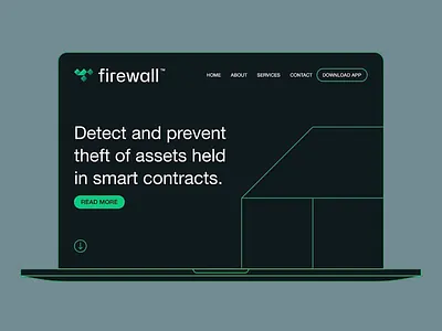 Modern Web design for Firewall bold typography branding creative design illustration landing page minimalist modern design ui ui design uiux ux vector web web design web ui webflow webpage website website design