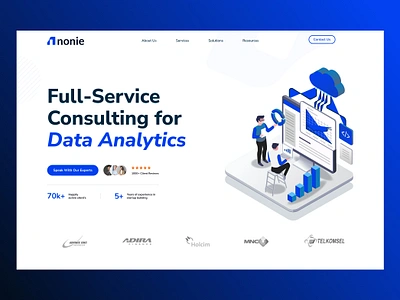 Nonie - Technology, Data Analytics Website UI Design agency ai analytics banking bigdata data defi finance fintech homepage investment landing page management saas tech technology visualizatiion web 3 web design website