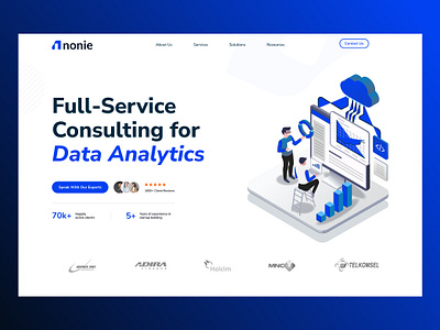 Nonie - Technology, Data Analytics Website UI Design agency ai analytics banking bigdata data defi finance fintech homepage investment landing page management saas tech technology visualizatiion web 3 web design website