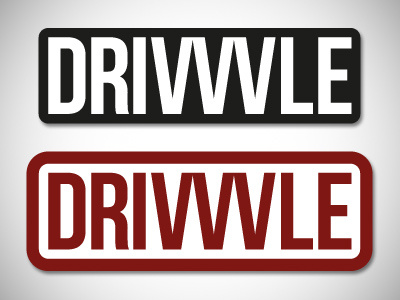 Drivvvle continues branding drivvvle logo stamp