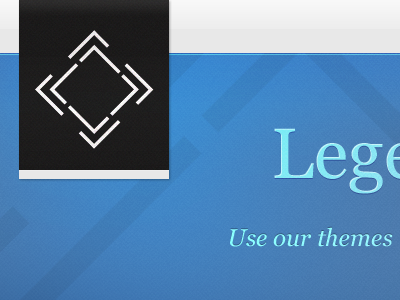 Legend Re-design blue legend wordpress