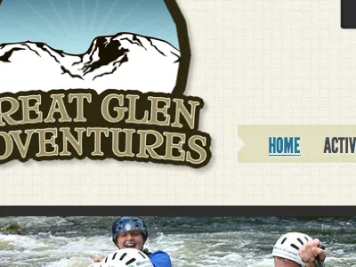 Great Glen Adventures css html jquery typekit