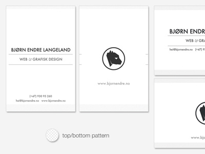 Business cards black business card clean identity logo super duper clean white