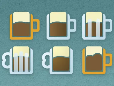 i <3 root blue brown glass logo root beer