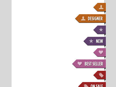 Banners for E-Commerce Site banners icons tabs wrap