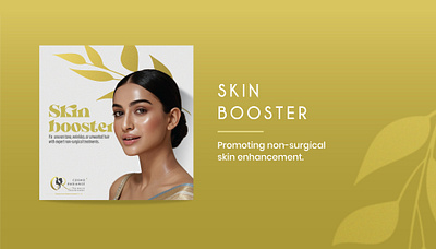 skin booster poster anand kolhe creatives goldblack skin booster social media posts