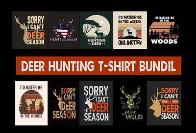 Deer Hunting T-shirt Bundles derr hunting t shirt bundles deser hunting t shirt graphic design hunting bundles t shirt t shirt bundles t shirt design typographi vintage t shirt