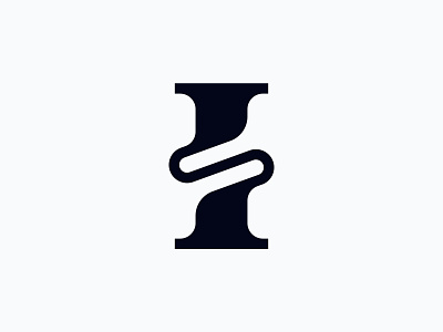 I brand icon branding graphic design i letter letter design letter logo letterform lettermark logo logo design logotype mark monogram monogram logo simple symbol type typography visual identity
