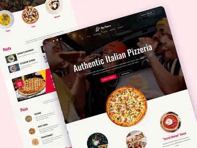 Pizza Website UI/UX Design in Figma figma design food food website pizza pizza website ui ui design web design website design