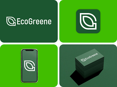 EcoGreene - Eco-Friendly Company Logo Design branding eco eco friendly eco green ecology energy g icon green identity leaf leaves logo logo design logo designer logodesign logotype nature recycle solar sustainable