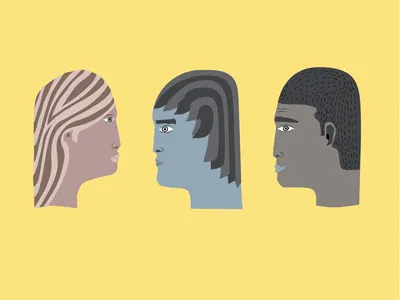 Faces illustration