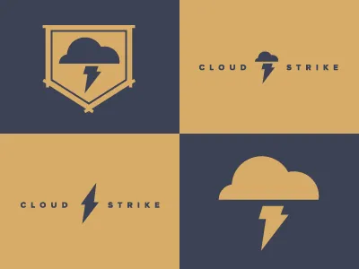 Cloud Strike 2 blue cloud gold lightning