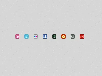 Icons Final 16px icons social