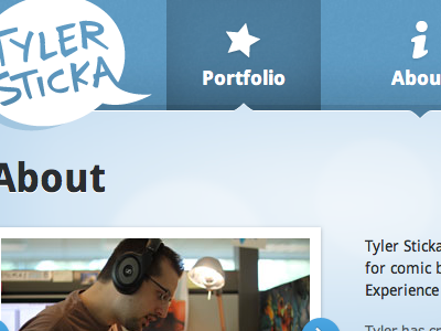 Hooray for the nav tag blue nav