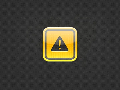 Notified App Icon@2x 4 @2x app black display icon ios iphone notified notifiedapp retina yellow
