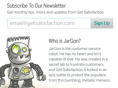 Get Satisfaction (4 of 8) design getsatisfaction illustration typography website