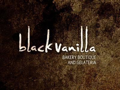 Black Vanilla Logo concepts ideas identity logo logo design mono sketches