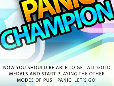 Push Panic - Congratulations apple congratulations game gui interface ios iphone panic push