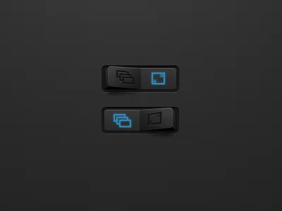 Rocker switch button gray ios iphone rocker switch ui