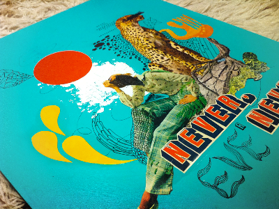 Experimental Collage Techniques collage experimental illustration