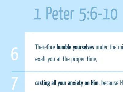 September Meditation bible blue clean type typography verse