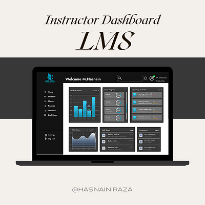 Instructor Dashboard LMS dashboard design idea instructor learning lms mockup online study system tutor tutor dashboard ui ui ux ux