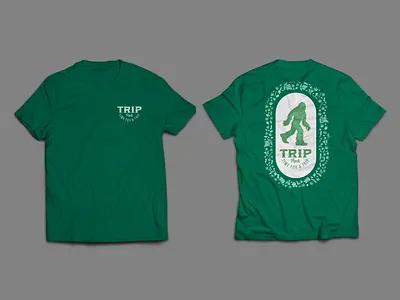 T-shirt Design // Trip Pack art director brand t shirt branding cannabis client cannabis design cannabis marketing cannabis t shirt design designer freelance designer freelancer graphic design illustrated t shirt illustration kansas city t shirt t shirt design