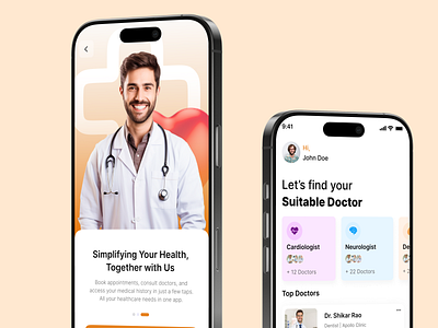 Your Health, Your Way – Seamless Care at Your Fingertips design doctor dribble dribble shot figma health app interaction ui ux ux design