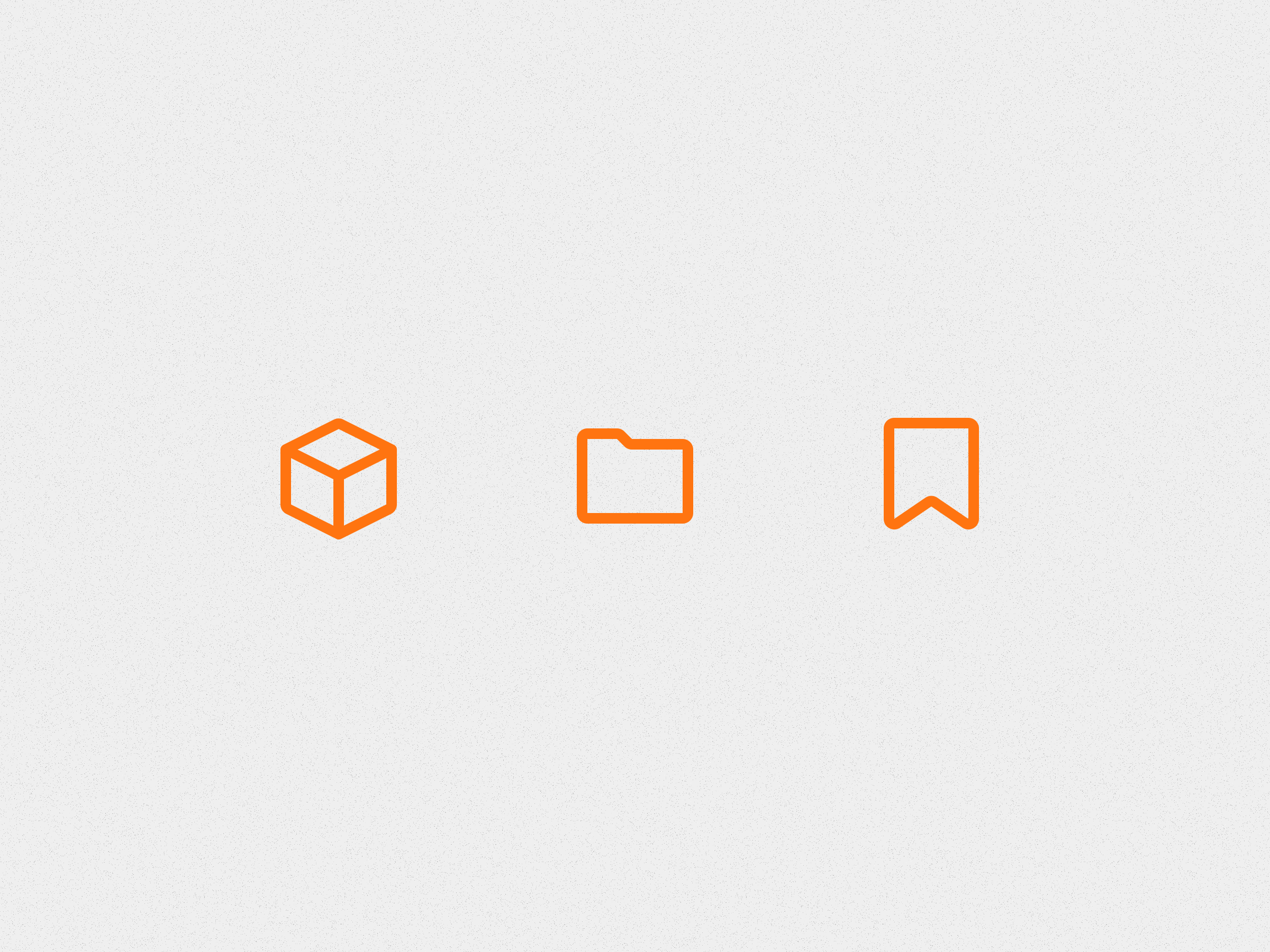 Icon explorations — 01 bookmark box branding container custom design exploration design system figma folder icon icon library icon system icons illustration product design symbol ui ux web website
