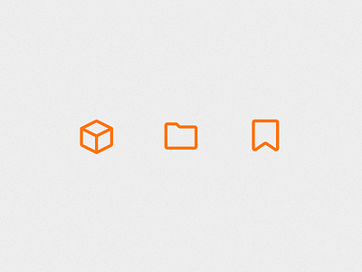 Icon explorations — 01 bookmark box branding container custom design exploration design system figma folder icon icon library icon system icons illustration product design symbol ui ux web website