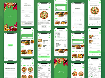 Food Delivery App app delivery ui