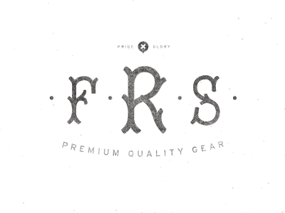 Premium Quality Gear black design logo white