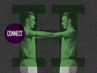 Make Connections design draft photography promo texture typography